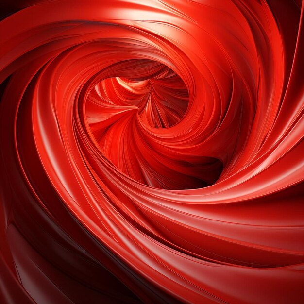 Photo vibrant vermilion vortex red background image