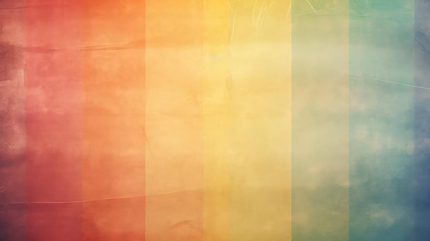 Vibrant vintage rainbow background