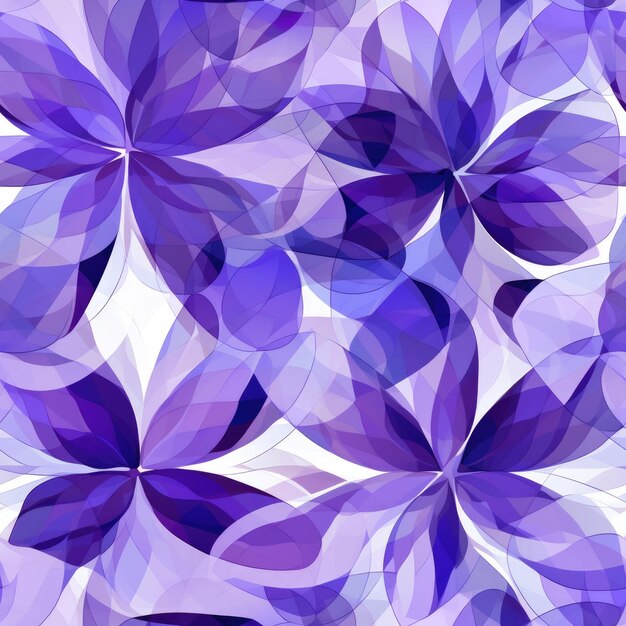 Vibrant Violet Een kaleidoscoop van artistieke vormen Het hedendaagse amethystpatroon voor een heldere a