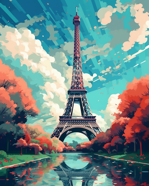 Vibrant Vistas A Delightful Collection of Flat Illustrations