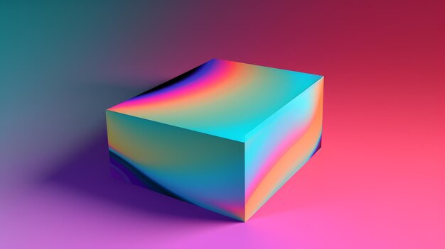 Premium AI Image  Vibrant Visual Symphony of Colorful Gradients in Mesmerizing Digital Art 