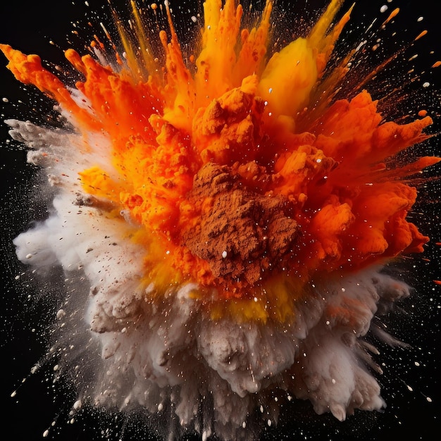 Vibrant Vortex of Powders Powder Photos