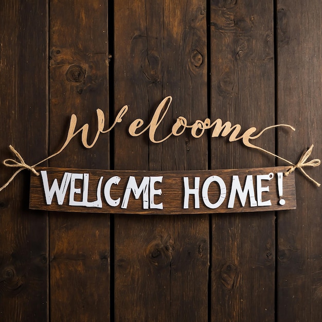 Vibrant Welcome Home Banner Images for a Cheerful Welcome | Premium AI