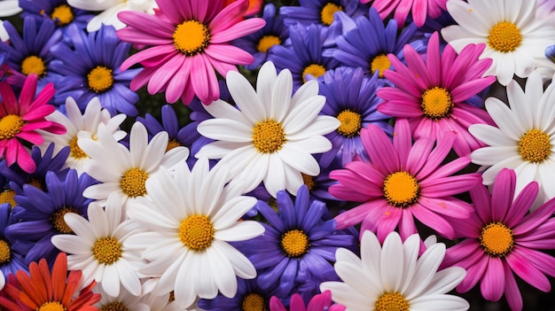 vibrant wildflower beauty in nature close up of daisy