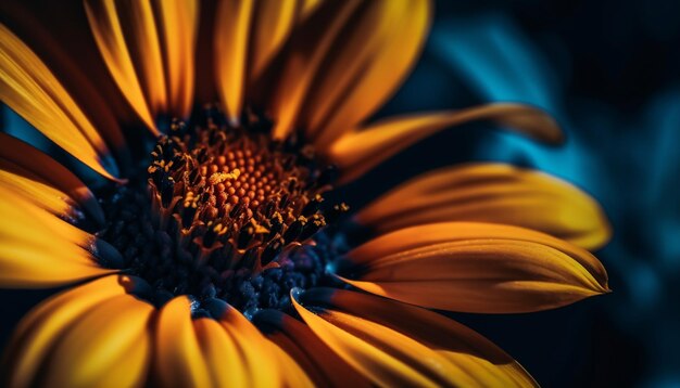 Photo vibrant yellow daisy blossom a symbol of beauty in nature generated by artificial intelligence