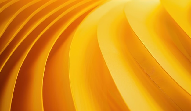 Photo vibrant yellow waves are a beautiful abstract image of flowing energy and dynamic movement perfect for backgrounds and wallpapers