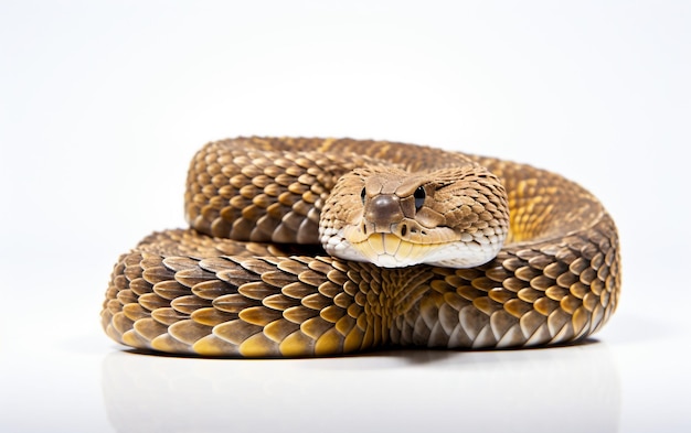 Photo vibrating viper isolated on transparent background