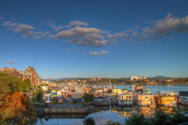 Foto victoria bc fisherman's wharf