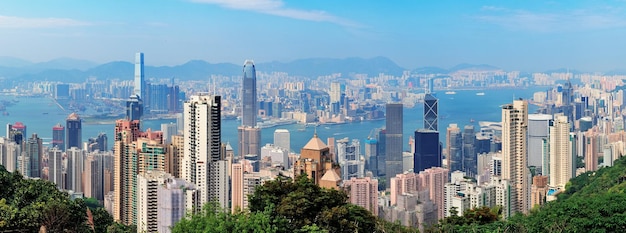 Victoria Harbor aerial view