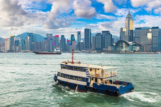 Victoria harbour a hong kong, cina