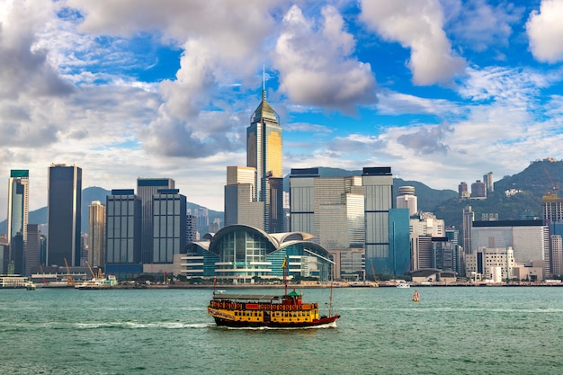 Victoria Harbour in Hong Kong