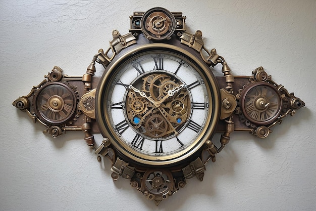 Victoriaanse Steampunk Wandklok