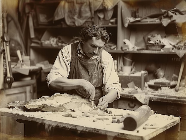 Foto victorian craftsmanship workshop essentie