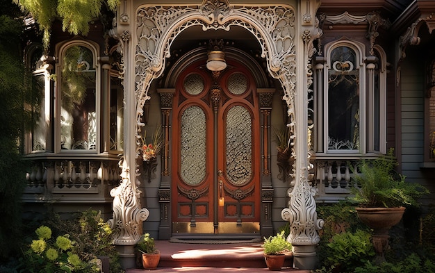 Victorian Entry Portal 시대를 초월한 화려한 특징