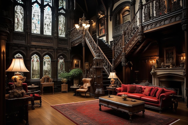Victorian Gothic Interior Aesthetics Interior Design