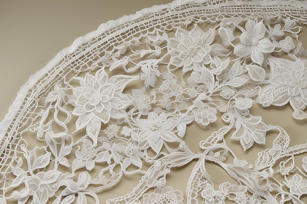 Photo victorian lace curtain canopy