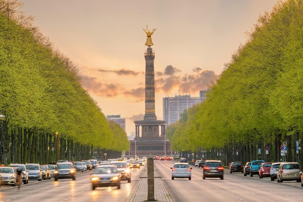 Victory Column Siegessaule monument in Berlin Germany