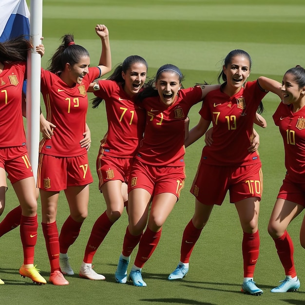 Victory for the Spanish women's national football team