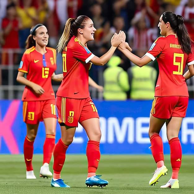 Victory for the Spanish women's national football team