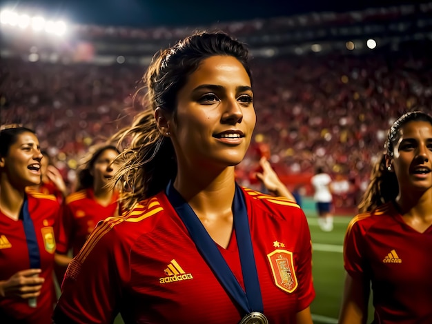 Victory for the spanish women's national football team