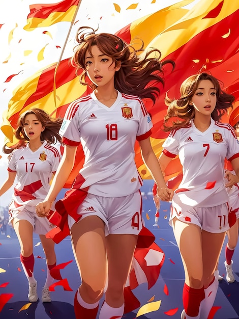 Victory for the spanish women's national football team