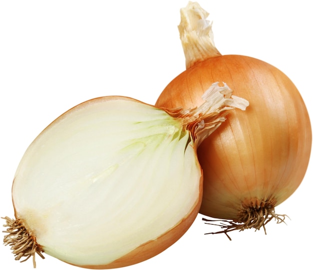 Vidalia onion cut in half