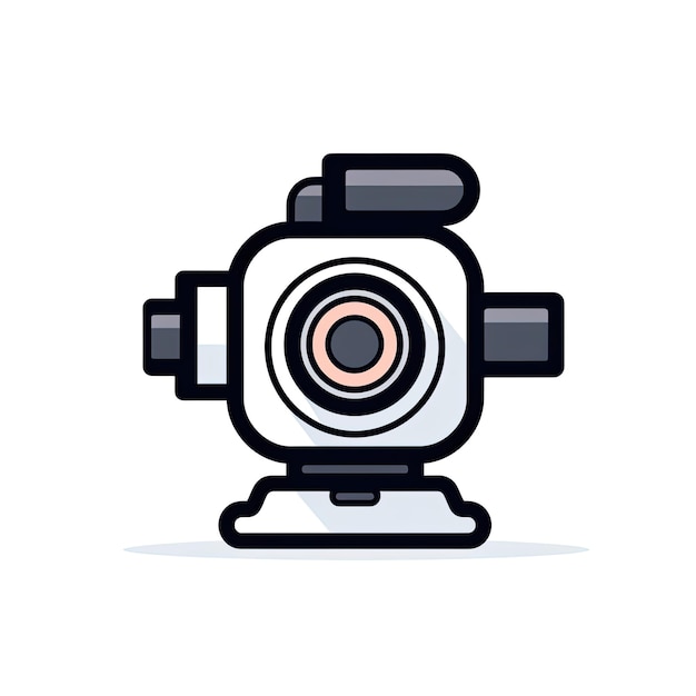 Photo video camera vector