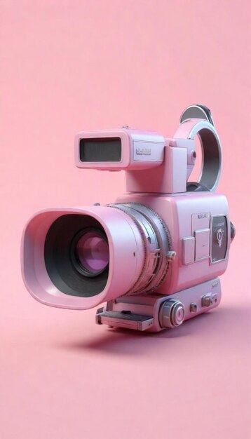 a video camera with a lens attached to it