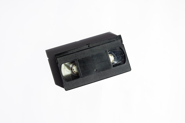 Premium Photo  Old analog tape vhs cassette. retro nostalgia. vintage gone  down in history.