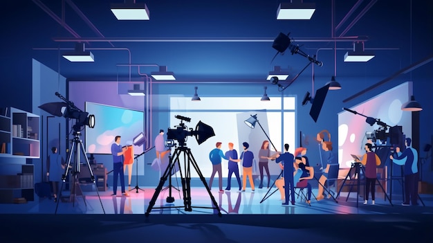 Video or film production studio