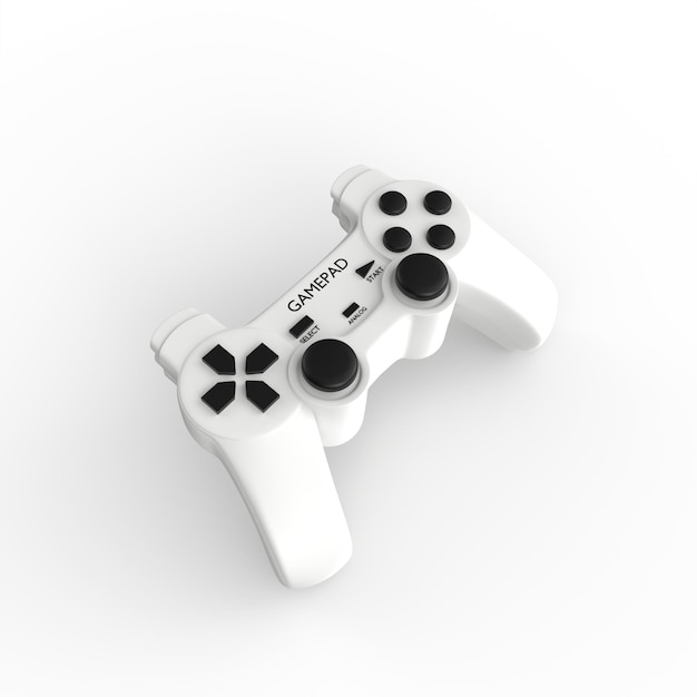 Photo video game controller 3d modelling