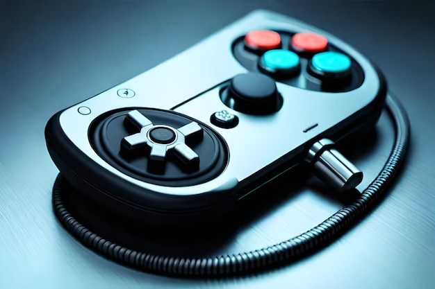 video game controller art created with generative AI technology