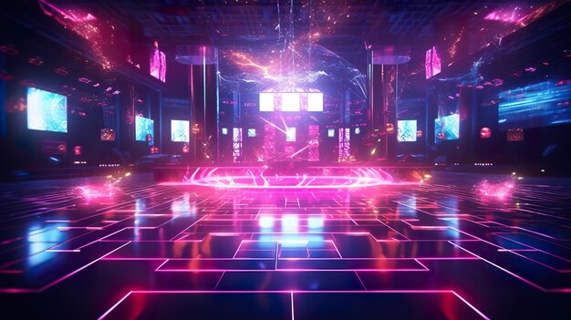 Videogame cyberspace metaverse ai genereren ai genereren