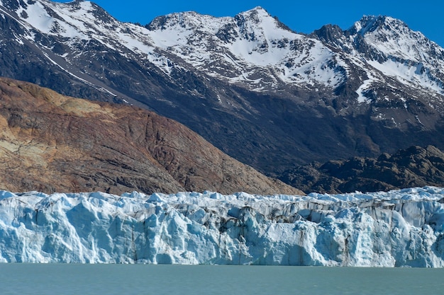 Viedma Glacier와 같은 이름의 호수, Glacier National Park, Patagonia, Argentina