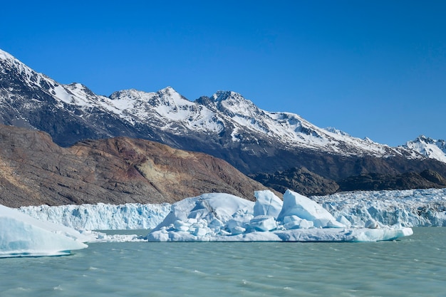 Viedma-gletsjer en het gelijknamige meer, Glacier National Park, Patagonië, Argentinië