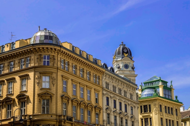 Vienna AustriaMay 2 2018  Traditional architecture buildings in Vienna