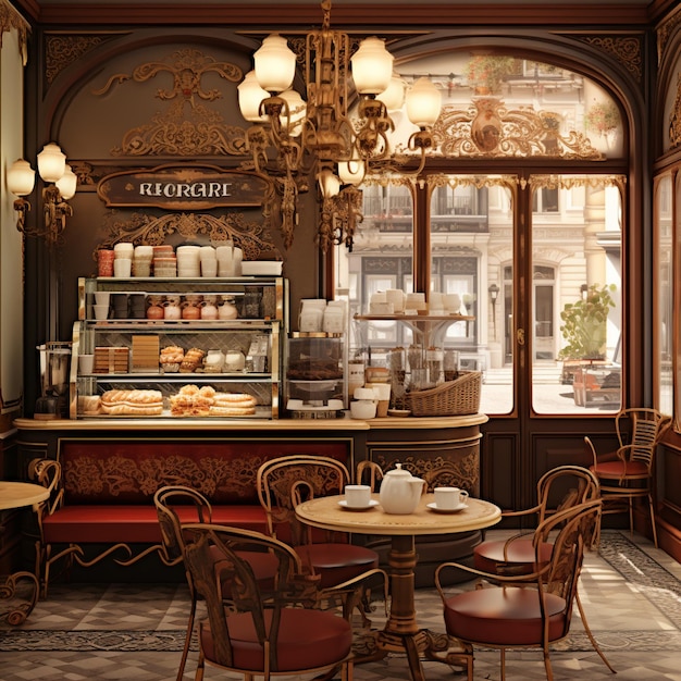 비엔나 커피하우스 장면