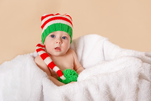 Vier eerste kerst Baby first christmas once in lifetime event