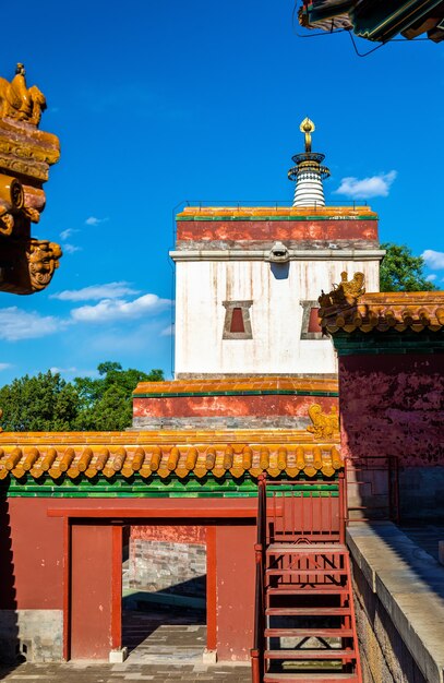 Vier grote gebieden tempel in het Zomerpaleis in Peking, China