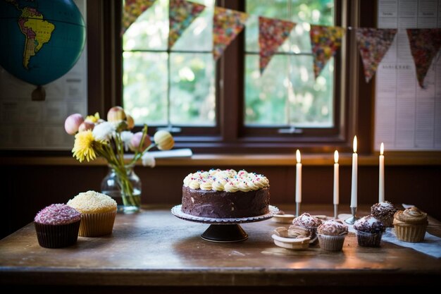 Foto viering van de wereldlerarendag