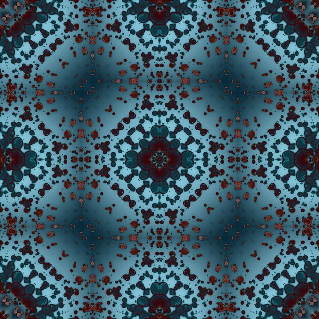Vierkant naadloos patroon Abstract patroon met kleine elementen Kunstpatroon