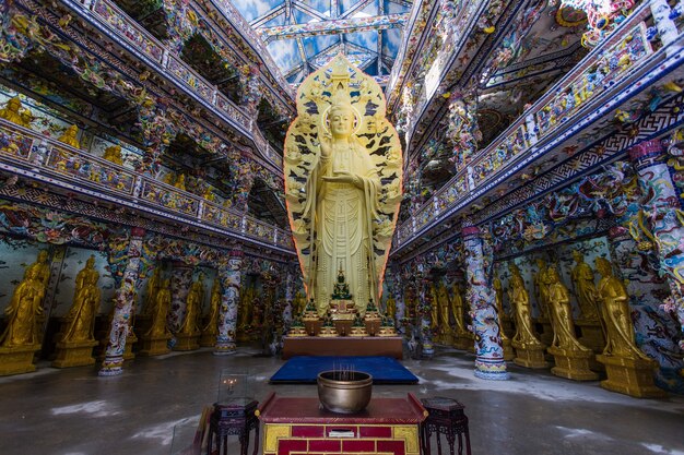 VIETNAM - FEBRUARY 2016 - Buddha statue in temple, Vietnam