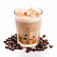 Photo vietnamese coffee white background isolated image professional photography ultradetailed ar 11 style raw v 52 job id 606a4a3f9c254614bba5dd4874c3a3ca