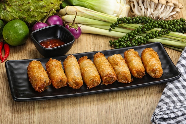 Vietnamese cuisine fried spring roll