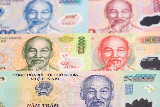 Vietnamese Dong een zakelijke achtergrond