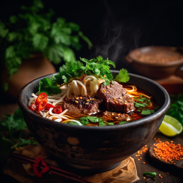 Photo a vietnamese soup