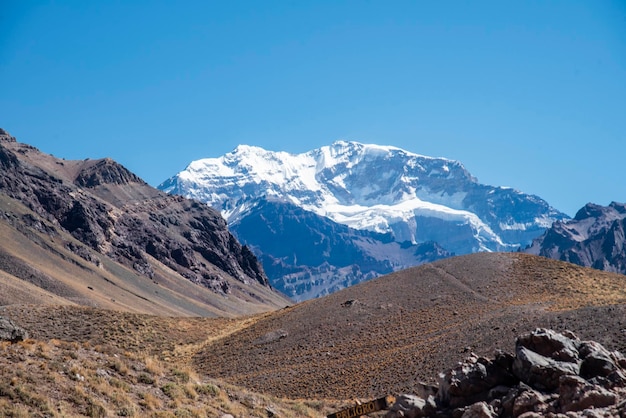View of the aconcagua hill