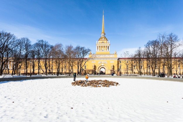 View of Admiralty building from Alexander Garden