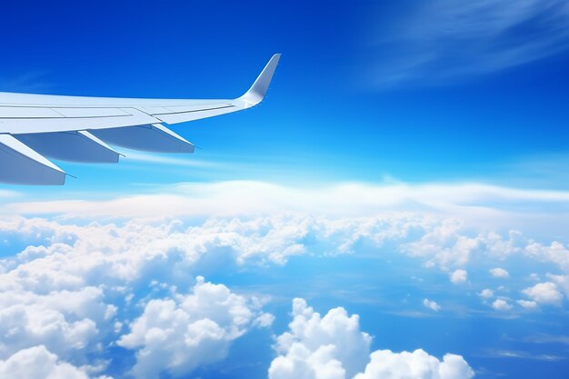 View of an airplane from below