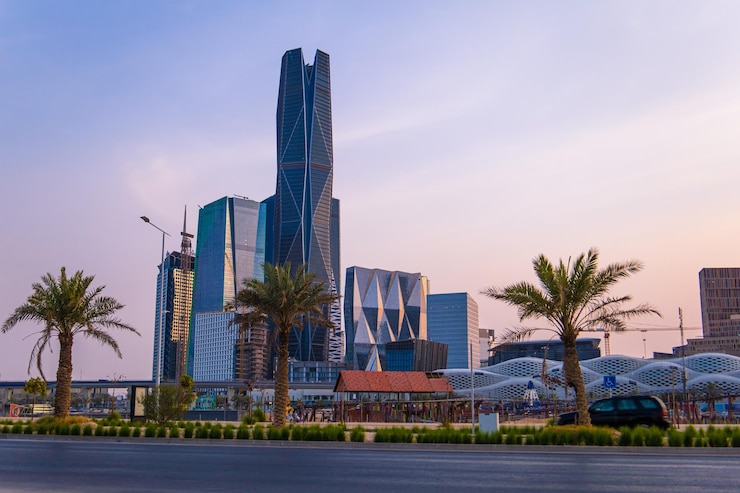 Photo a view of the al - arab city skyline